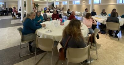 Attendees at Ohev Sholom Sisterhood's Kugel Competition And Tasting