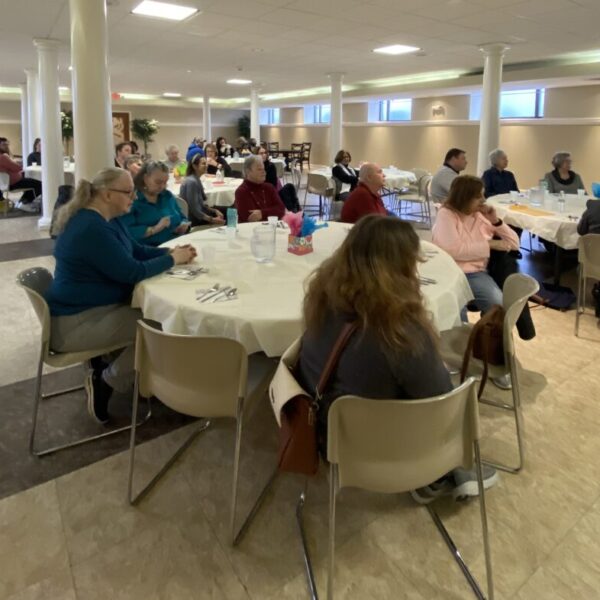 Attendees at Ohev Sholom Sisterhood's Kugel Competition And Tasting